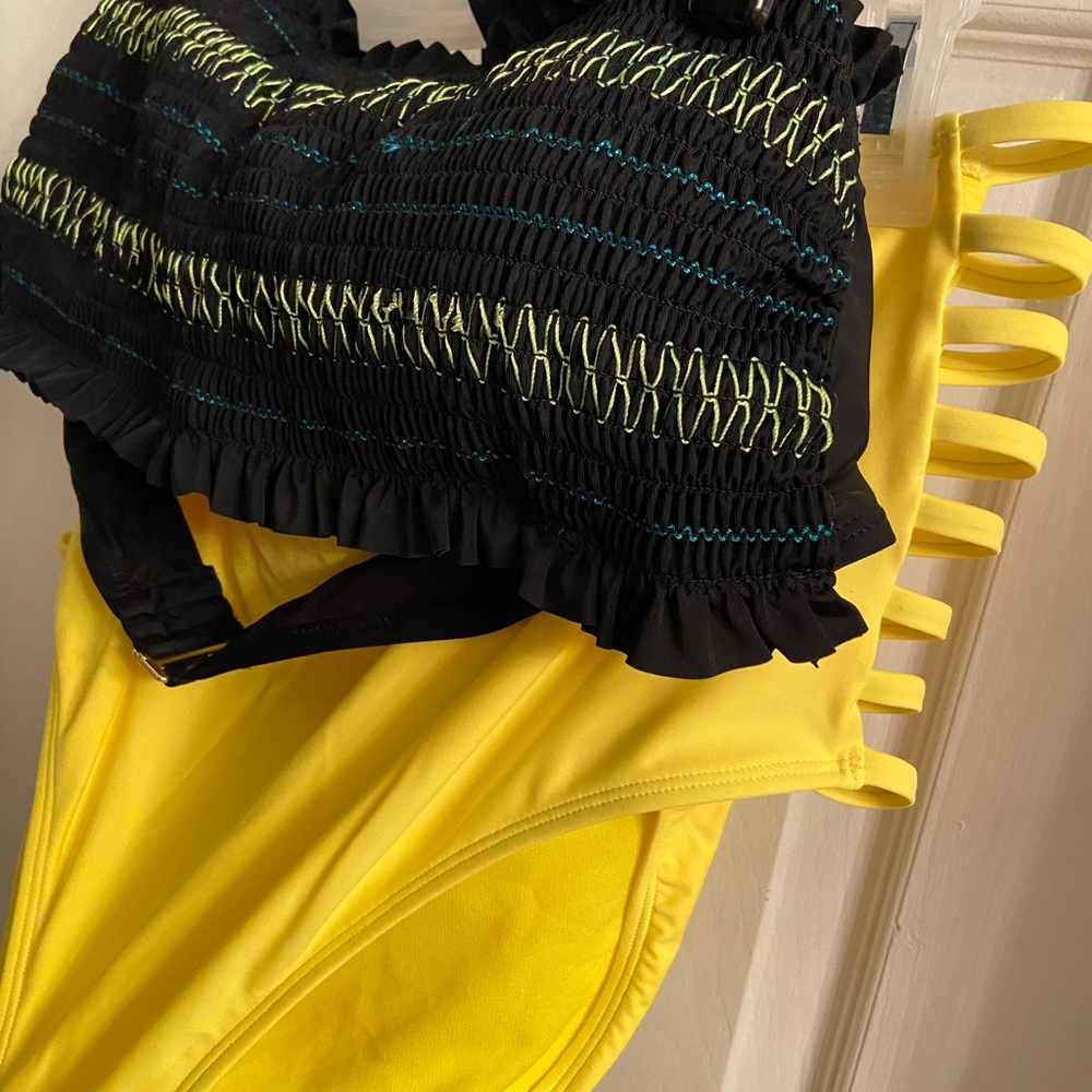 Plus size high waisted bikini